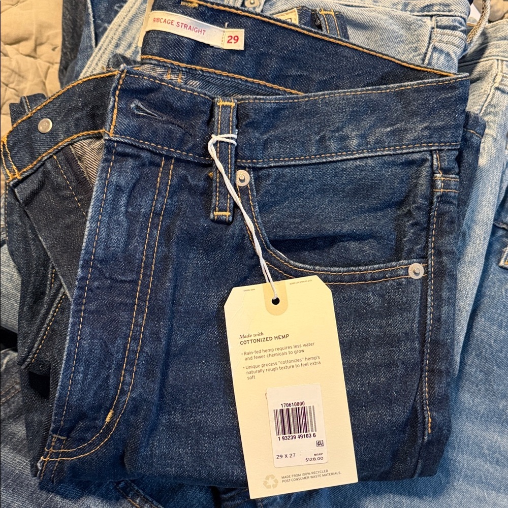 Levis Ribcage straight jeans